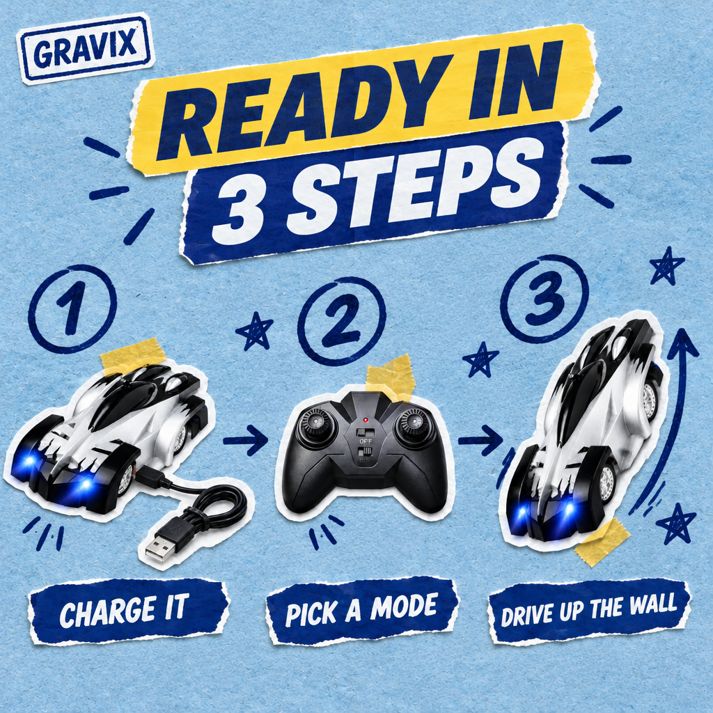 GRAVIX – The RC Car That Drives on Walls